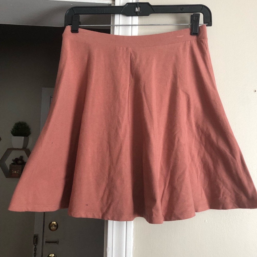 Pink A-line skirt